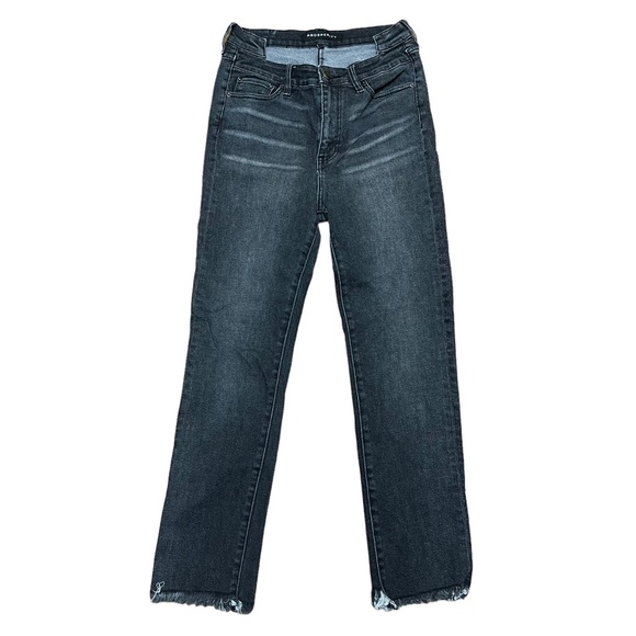 prosperity Denim - Prosperity Super High Rise Raw‎ Hem Jeans Black Size 29 Black Women’s